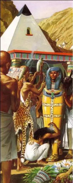 Quelle est cette corporation de femmes ? Elles gémissent ou hurlent, en se frappant la tête le visage maculé de poussière. Payées par la famille, elles expriment sa douleur et dépeignent l'horrible lieu dans lequel le mort se trouve.