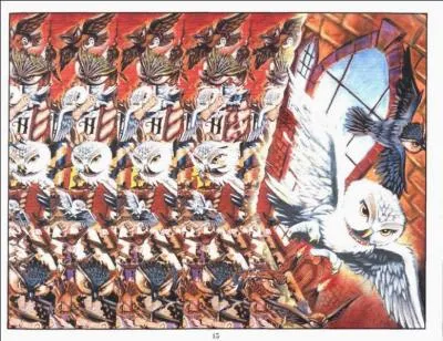 En plus des deux chouettes sur la droite, combien peut-on en voir en relief ?