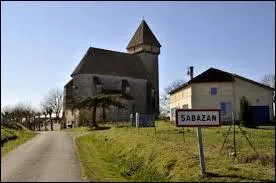 Commune midi-pyrénéenne, Sabazan se situe dans le département ...