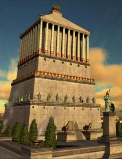 Quelle est la caractéristique du mausolée d'Halicarnasse ?