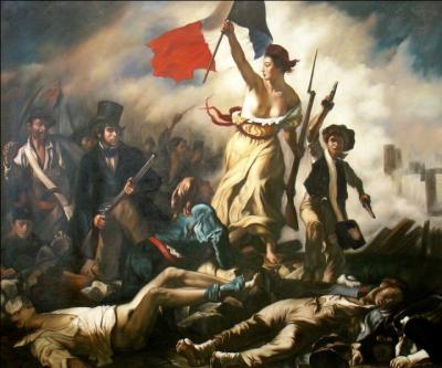 Eugène Delacroix a peint "La Liberté guidant le peuple".