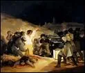"Tres de mayo" est un tableau de Francisco de Goya.