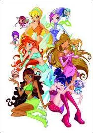Qui sont les Winx qui, dans leur transformation, ont une tenue violette ou rose ?
