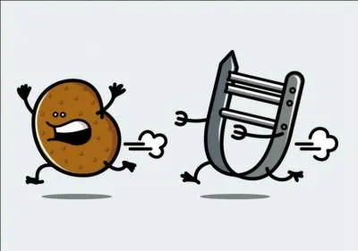 Que signifie être en 'chasse-patate' ?