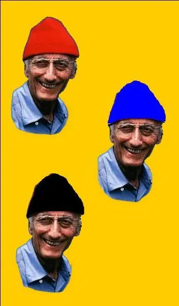 Quelle était la couleur du fameux bonnet du commandant Cousteau ?