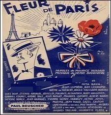 Qui chantait « Fleur de Paris » ?