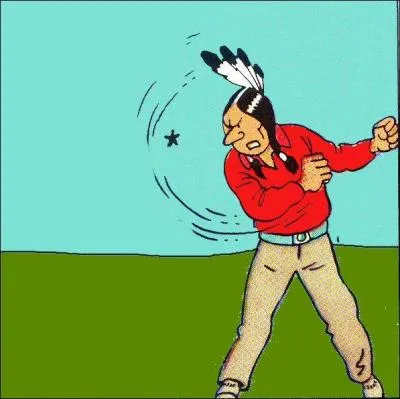 Quel est le nom de ce belliqueux Indien ?