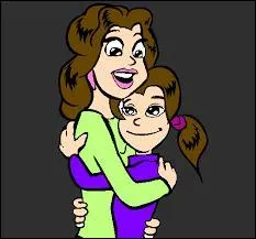 Léa a fait un câlin à sa ________.