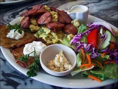 Ce que vous voyez à présent est un petit déjeuner traditionnel bien complet. De quel pays est-il originaire ?