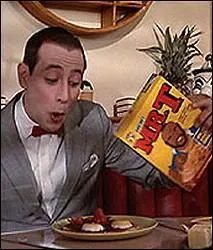 Quel personnage naïf et lunaire converse ainsi avec son petit déjeuner (qu'il a préparé de la façon la plus inventive au monde ! ) ?