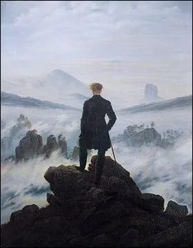 Quel peintre a réalisé cette toile intitulée "Le Voyageur contemplant une mer de nuages" ?