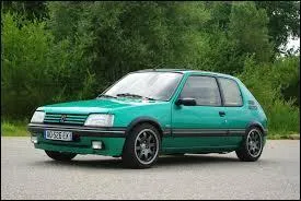 Quelle est cette Peugeot 205 ?