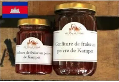 Une simple confiture de fraises, oui, mais parfumée avec le poivre de Kampot, et cela change tout ! D'où provient ce poivre que l'on préférera noir ?