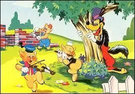 En quelle matière est constituée la troisième maison que le loup ne parvient pas à détruire dans "Les Trois Petits Cochons" ?