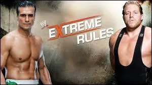"I Quit" Match : Alberto Del Rio vs Jack Swagger.
