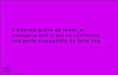 A quel genre appartient ce texte ?