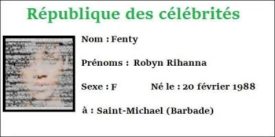 Et pour finir, quel est son nom ?