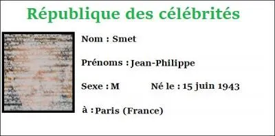 Cette célébrité se nomme :