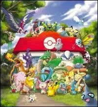 Devant quel bâtiment sont les Pokémon ?