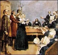 Quel procès de la fin du XVIIe siècle dans le Massachusetts entraîna l'emprisonnement de nombreuses personnes et l'exécution de vingt-cinq d'entre-elles ?