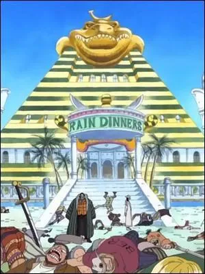 Épisode 109 - Pendant ce temps, qui est chargé de distraire Crocodile afin de permettre à Luffy et aux autres de s'enfuir de la cellule ?