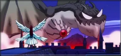 (Épisode 72)
Qui se retrouve coincé à l'intérieur du corps du dragon de Daphné et comment fait-il pour s'en sortir ? 
(2 réponses)