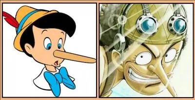 Finissons ce quizz sur un petit clin d'oeil ! Vous aurez sans doute remarqué que notre menteur préféré possède la même caractéristique qu'un autre menteur bien connu... Ce nez long et pointu vous dit bien quelque chose, n'est-ce pas ? Bien sur, puisque c'est le même que celui de :