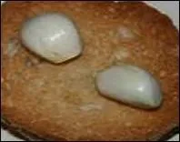 Quel nom porte le petit déjeuner à l'époque de la Rome antique, composé de pain frotté d'ail et d'un verre d'eau ?