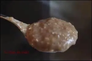 De la bouillie d'orge et du miel, c'est sûr, vous êtes à la table reconstituée des ----.