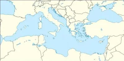 Quelle mer est entourée par l'Empire romain ?