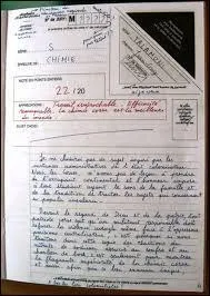 Que diriez-vous à propos de cet élève qui a écrit ceci : "Bonjour Monsieur le correcteur. Dans cette copie, vous trouverez du bon , et du moins bon. Merci de ne tenir compte que des bonnes choses. Je vous donne ma reconnaissance éternelle. Cordialement."