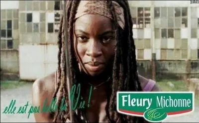 Les révélations maintenant, Michonne aurait été prise pour jouer dans la pub...