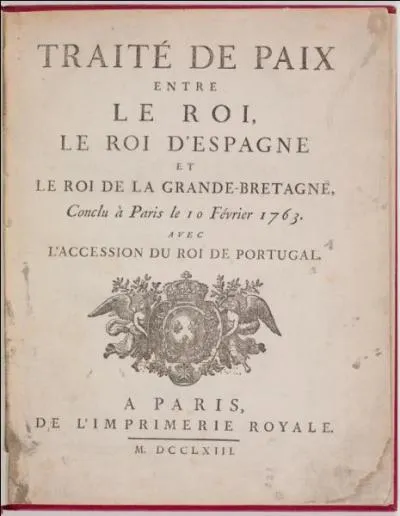Quel événement marque la fin de la Nouvelle-France ?