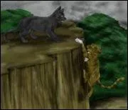 Qui a sauvé Feuille de Lune alors qu'elle tombait dans la Combe ?