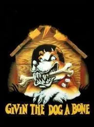 Lequel de ces grands groupes de hard rock est l'auteur du titre "Givin the Dog a Bone" ?