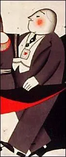 Le deuxième personnage porte un costume, il est plutôt bien portant, et il semble être très riche, il soutenait Franco dans le but de garder ses privilèges. A quoi ce personnage fait-il référence ?