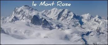 Dans quelle chaîne de montagnes trouve-t-on le Mont Rose ?