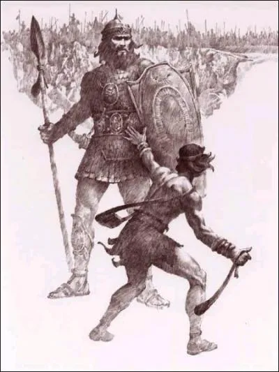 De quelle tribu était David, ce jeune berger courageux, qui terrassa l'immense guerrier philistin Goliath ?