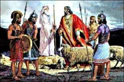 Qui est ce roi israélite qui rentra dans le pays des ammonites avec son armée et le ravagea, et fit crever l'il droit à tous les prisonniers de guerre ?