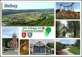 Village franc-comtois, Mathay se situe dans le d&eacute;partement ...