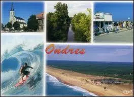 Commune Landaise, Ondres se situe en région ...