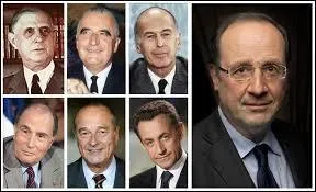 Combien de présidents de la Ve république ont eu un mandat qui a duré 7 ans ?