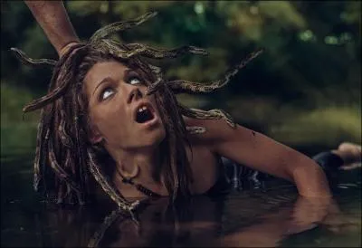 Selon certaines versions : quelle déesse jalouse de sa chevelure et de sa beauté, changera ses cheveux en serpents ?