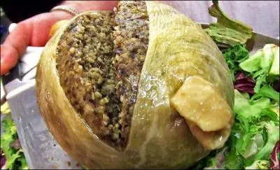 C'est un plat typique, vous pouvez vous en mettre plein la panse !