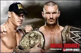 Match sans disqualification pour le WWE World Heavyweight Championship : John Cena vs Randy Orton.