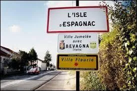 Nous sommes maintenant dans l'arrondissement d'Angoulême, à L'Isle-d'Espagnac. Nous nous situons dans le département ...