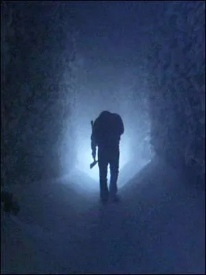 Dans quel lieu étouffant se déroule la poursuite finale entre Jack Torrance et son fils dans le film "Shining" ?