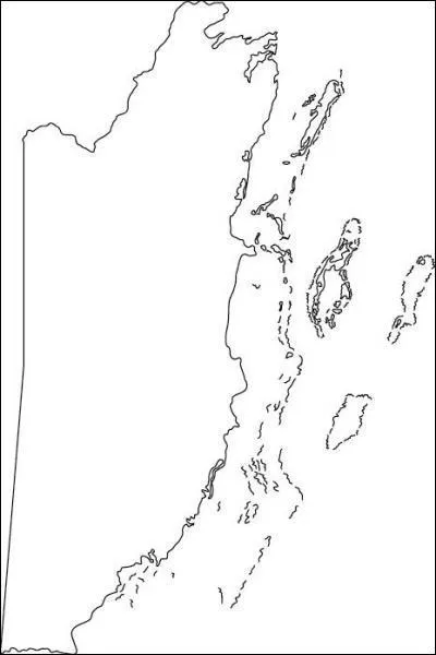 Le pays qui se cache sous cette forme est...