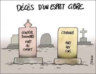 'J'ai une amie qui est décédée... ' (Agrandissez l'image ! ) ;-)