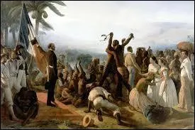 Quand l'établissement du suffrage universel masculin ainsi que l'abolition de l'esclavage eurent-ils lieu ?